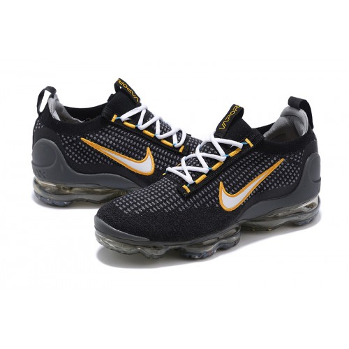 Pánské/Dámské Air VaporMax 2021 Flyknit Černá Žlutá DH4086-001 Obuv