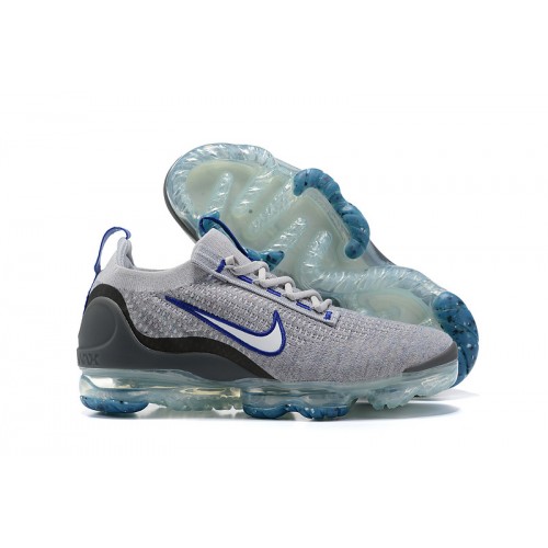Pánské/Dámské Air VaporMax 2021 Flyknit Šedá Modrá Obuv Pánské/Dámské Air VaporMax 2021 Flyknit Šedá Modrá Obuv