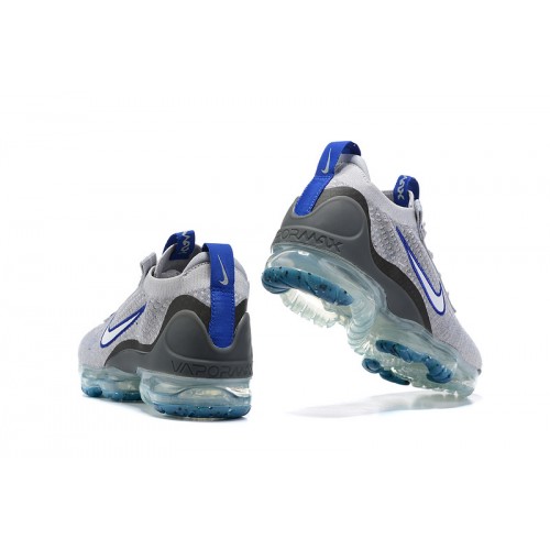 Pánské/Dámské Air VaporMax 2021 Flyknit Šedá Modrá Obuv Pánské/Dámské Air VaporMax 2021 Flyknit Šedá Modrá Obuv