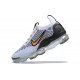 Pánské/Dámské Air VaporMax 2021 Flyknit Bílá Žlutá and Černá Obuv Pánské/Dámské Air VaporMax 2021 Flyknit Bílá Žlutá and Černá Obuv