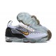 Pánské/Dámské Air VaporMax 2021 Flyknit Bílá Žlutá and Černá Obuv Pánské/Dámské Air VaporMax 2021 Flyknit Bílá Žlutá and Černá Obuv