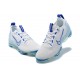 Pánské/Dámské Air VaporMax 2021 Flyknit Bílá and Modrá Obuv Pánské/Dámské Air VaporMax 2021 Flyknit Bílá and Modrá Obuv
