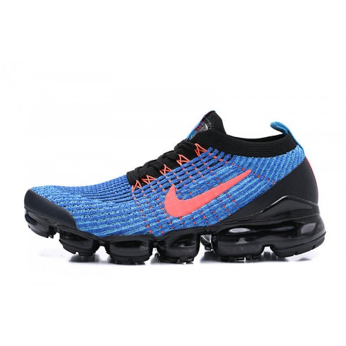 Pánské/Dámské Air VaporMax Flyknit 3 Černá Modrá Obuv AJ6900-015