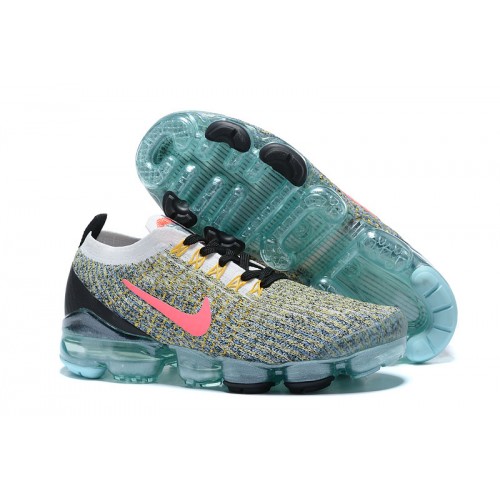 Pánské/Dámské Air VaporMax Flyknit 3 Černá Zelená Obuv AJ6910-104