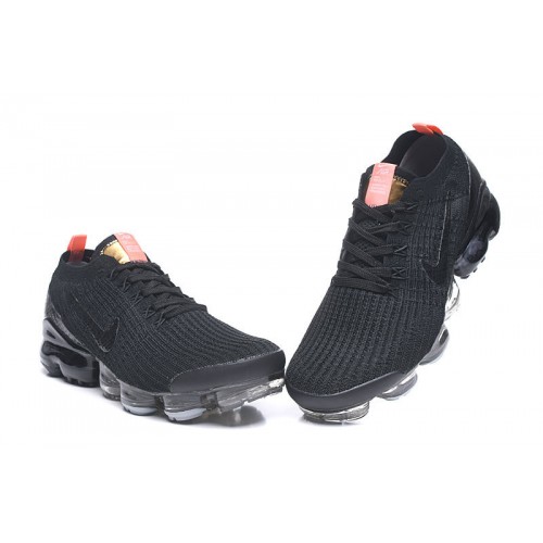 Pánské/Dámské Air VaporMax Flyknit 3 Černá Oranžová Obuv