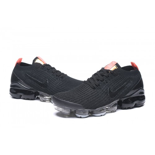 Pánské/Dámské Air VaporMax Flyknit 3 Černá Oranžová Obuv