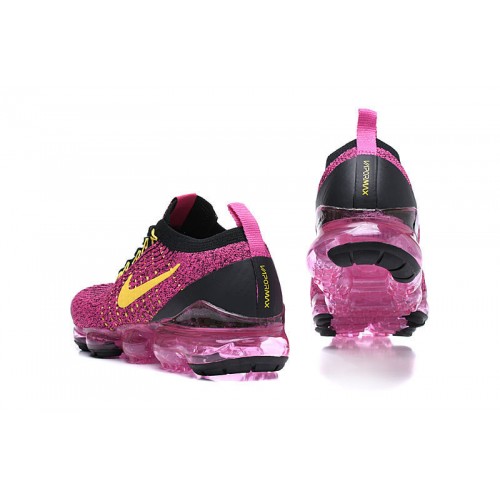 Pánské/Dámské Air VaporMax Flyknit 3 Černá Červená Obuv AJ6910-007