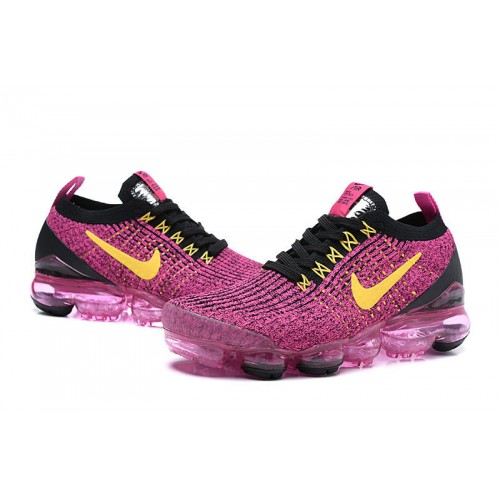 Pánské/Dámské Air VaporMax Flyknit 3 Černá Červená Obuv AJ6910-007