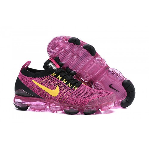 Pánské/Dámské Air VaporMax Flyknit 3 Černá Červená Obuv AJ6910-007