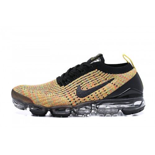 Pánské/Dámské Air VaporMax Flyknit 3 Černá Žlutá Obuv  AJ6900-006