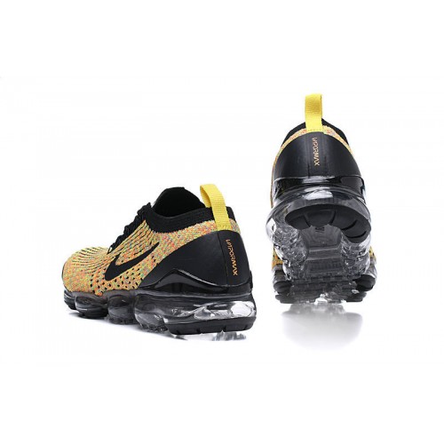 Pánské/Dámské Air VaporMax Flyknit 3 Černá Žlutá Obuv  AJ6900-006