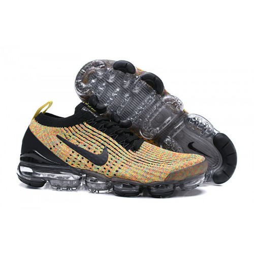 Pánské/Dámské Air VaporMax Flyknit 3 Černá Žlutá Obuv  AJ6900-006