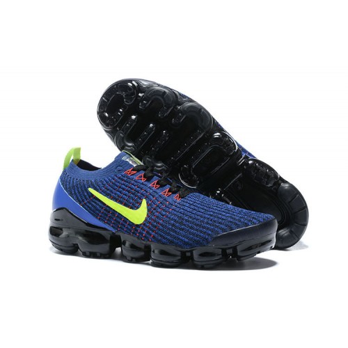Pánské/Dámské Air VaporMax Flyknit 3 Modrá Zelená Obuv