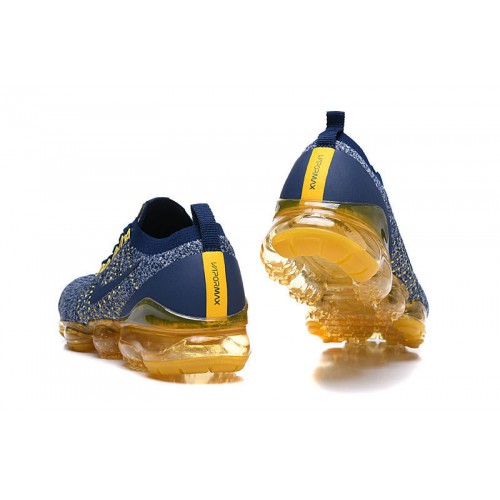 Pánské/Dámské Air VaporMax Flyknit 3 Modrá Žlutá  Obuv AJ6900-444