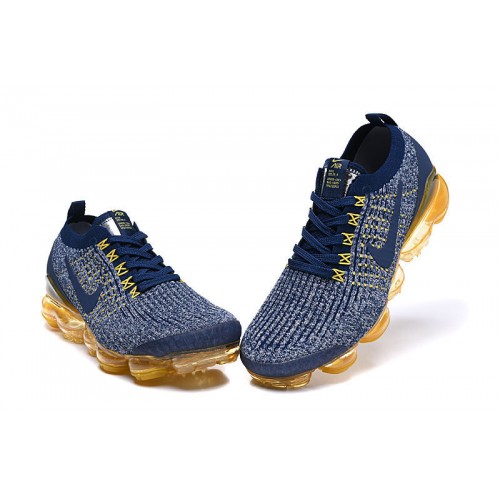Pánské/Dámské Air VaporMax Flyknit 3 Modrá Žlutá  Obuv AJ6900-444