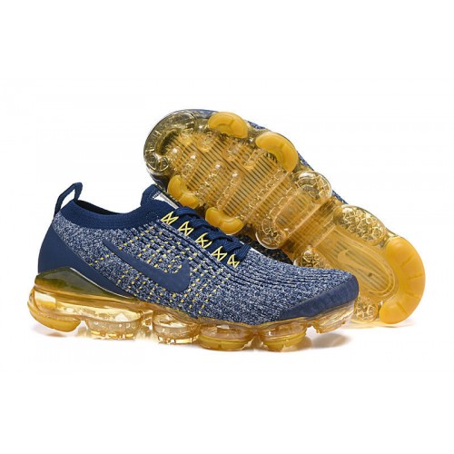 Pánské/Dámské Air VaporMax Flyknit 3 Modrá Žlutá  Obuv AJ6900-444