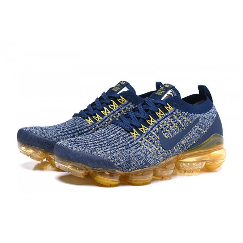 Pánské/Dámské Air VaporMax Flyknit 3 Modrá Žlutá  Obuv AJ6900-444