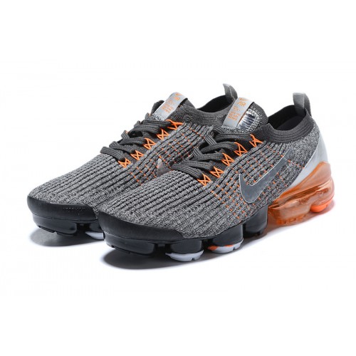 Pánské/Dámské Air VaporMax Flyknit 3 Šedá Oranžová Obuv AJ6900-024