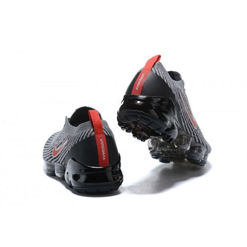Pánské/Dámské Air VaporMax Flyknit 3 Šedá Červená Obuv AJ6900-012