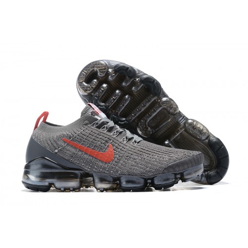 Pánské/Dámské Air VaporMax Flyknit 3 Šedá Červená Obuv CT1270-001