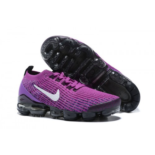 Pánské/Dámské Air VaporMax Flyknit 3 Fialová Černá Obuv AJ6900-502