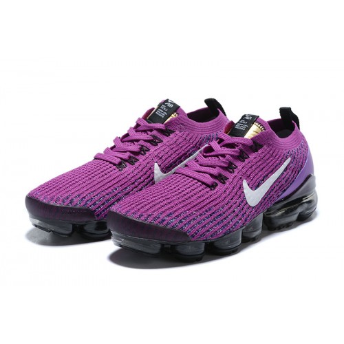 Pánské/Dámské Air VaporMax Flyknit 3 Fialová Černá Obuv AJ6900-502