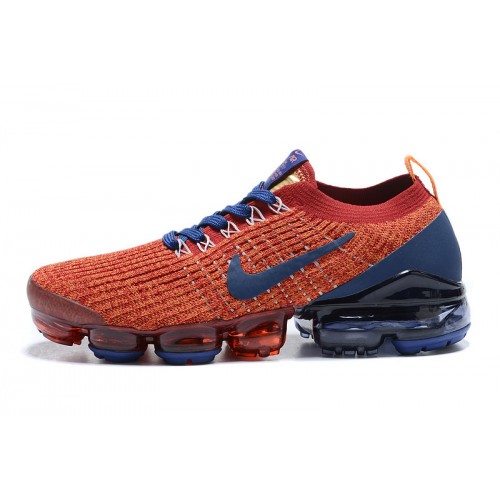 Pánské/Dámské Air VaporMax Flyknit 3 Červená Modrá Obuv AJ6900-600