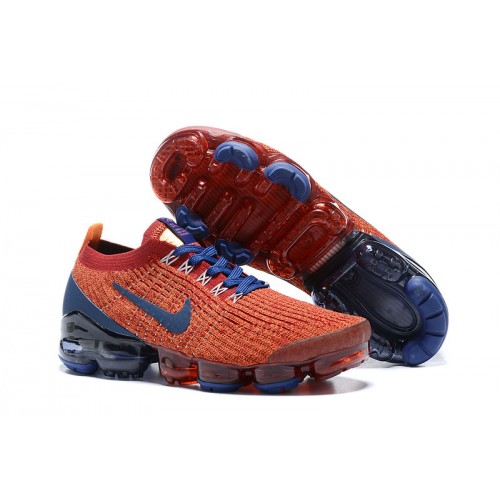 Pánské/Dámské Air VaporMax Flyknit 3 Červená Modrá Obuv AJ6900-600