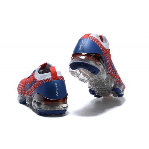Pánské/Dámské Air VaporMax Flyknit 3 Červená Modrá Obuv CW5585-100