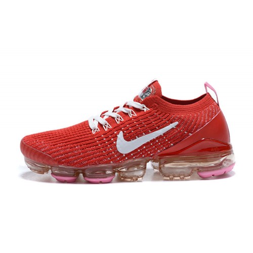 Pánské/Dámské Air VaporMax Flyknit 3 Červená Bílá Obuv CU4756-600