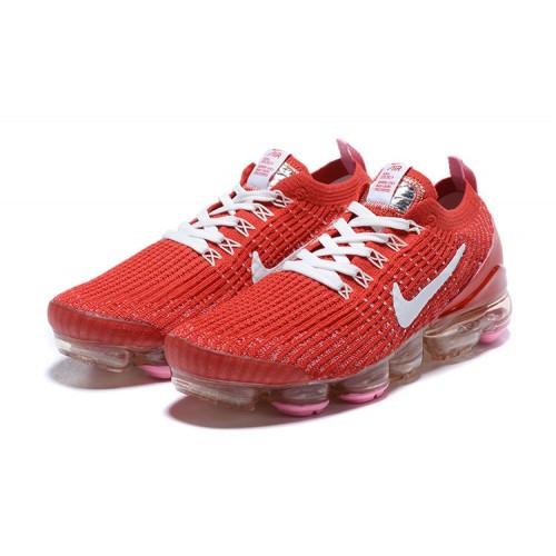 Pánské/Dámské Air VaporMax Flyknit 3 Červená Bílá Obuv CU4756-600
