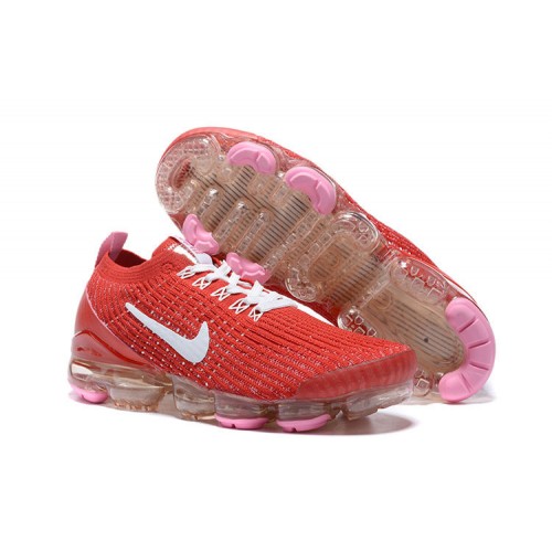 Pánské/Dámské Air VaporMax Flyknit 3 Červená Bílá Obuv CU4756-600
