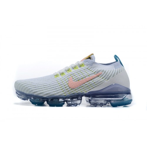 Pánské/Dámské Air VaporMax Flyknit 3 Bílá Modrá Obuv AJ6900-003