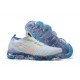 Pánské/Dámské Air VaporMax Flyknit 3 Bílá Modrá Obuv AJ6900-003
