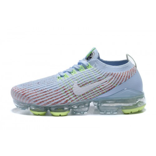 Pánské/Dámské Air VaporMax Flyknit 3 Bílá Modrá Obuv AJ6910-200