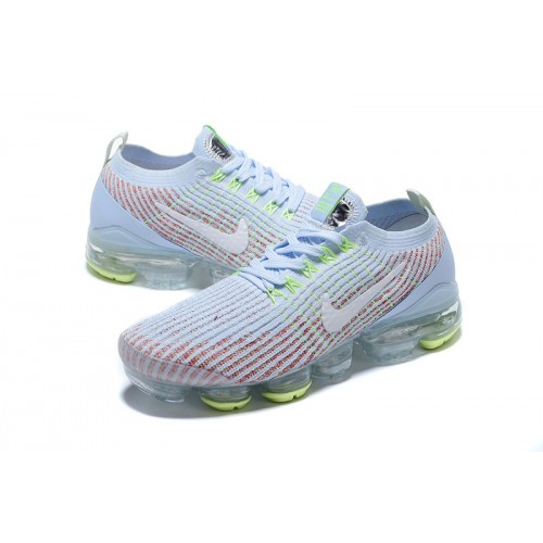 Pánské/Dámské Air VaporMax Flyknit 3 Bílá Modrá Obuv AJ6910-200