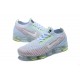 Pánské/Dámské Air VaporMax Flyknit 3 Bílá Modrá Obuv AJ6910-200