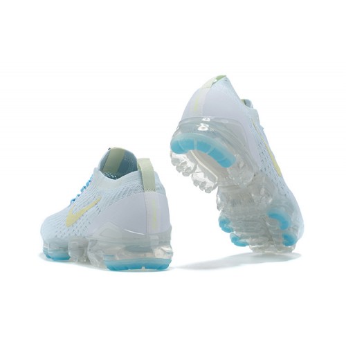 Pánské/Dámské Air VaporMax Flyknit 3 Bílá Modrá Obuv AJ6910-500