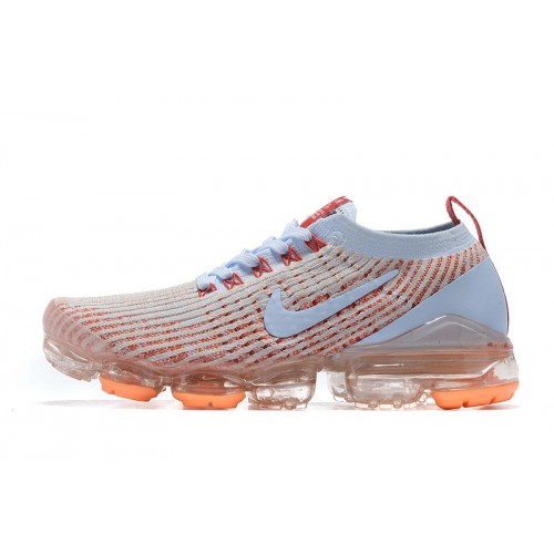Pánské/Dámské Air VaporMax Flyknit 3 Bílá Oranžová Obuv AJ6910-400