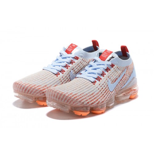 Pánské/Dámské Air VaporMax Flyknit 3 Bílá Oranžová Obuv AJ6910-400