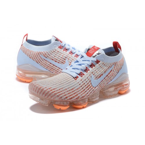 Pánské/Dámské Air VaporMax Flyknit 3 Bílá Oranžová Obuv AJ6910-400