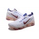 Pánské/Dámské Air VaporMax Flyknit 3 Bílá Červená Obuv AJ6910-501