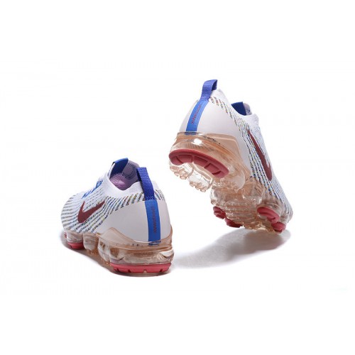 Pánské/Dámské Air VaporMax Flyknit 3 Bílá Červená Obuv AJ6910-501