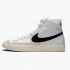 Nike Blazer Mid 77 Vintage White Černá BQ6806 100 Dámské a pánské Běžné boty