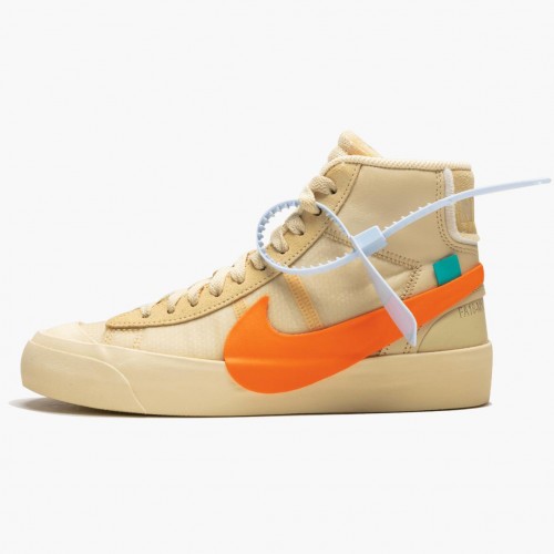 Nike Blazer Mid Off-White All Hallow's Eve AA3832 700 Dámské a pánské Běžné boty