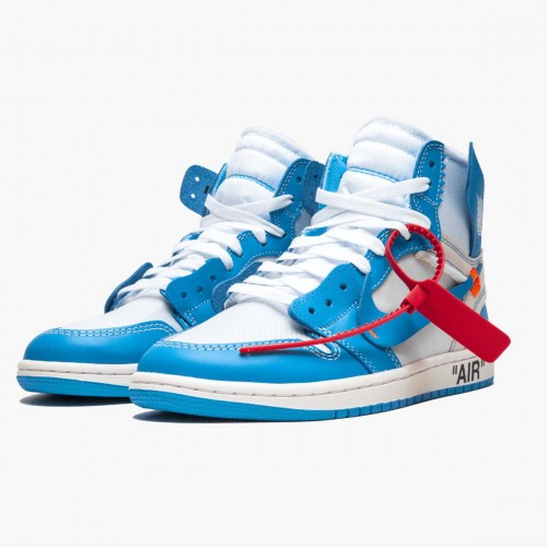 Air Jordan 1 Retro High Off White University Blue AQ0818 148 Pánské Běžné boty