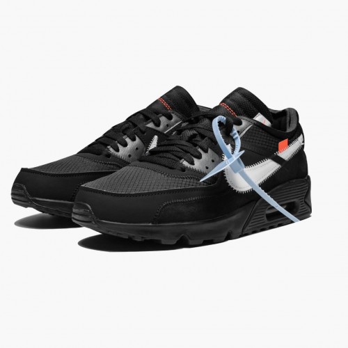 Nike Air Max 90 OFF WHITE Černá AA7293 001 Dámské a pánské Běžné boty