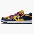 Nike Dunk Low Off White University Gold Midnight Navy CT0856 700 Dámské a pánské Běžné boty