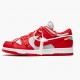 Nike Dunk Low Off White University Red CT0856 600 Dámské a pánské Běžné boty