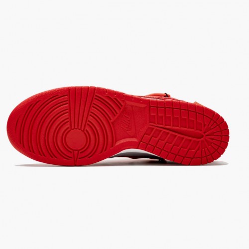 Nike Dunk Low Off White University Red CT0856 600 Dámské a pánské Běžné boty